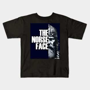 The Norse Face - Viking Warrior Face Kids T-Shirt